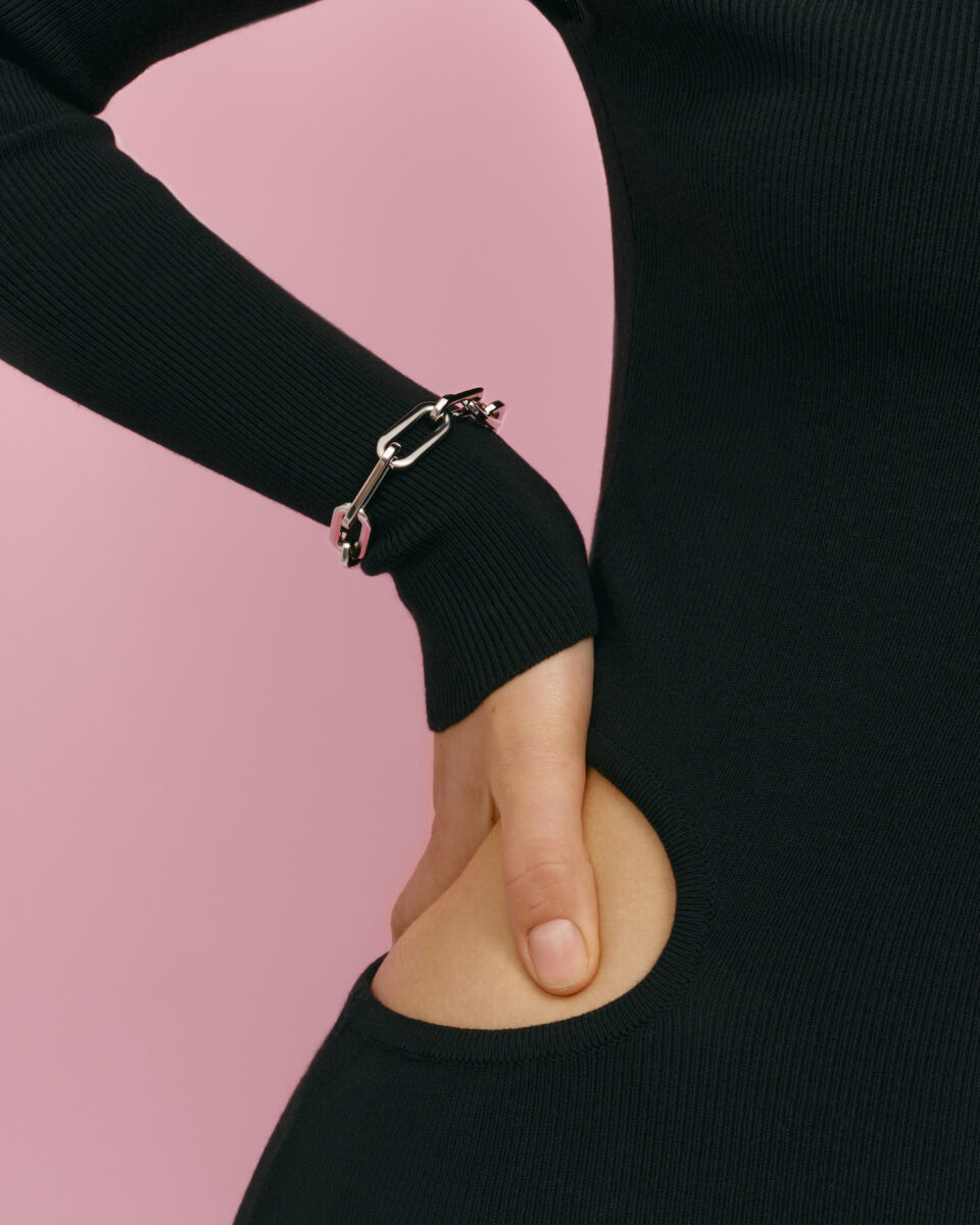 Bracciale in colore argento