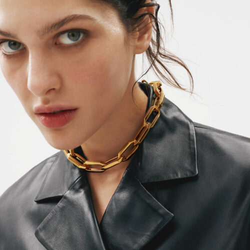 girocollo in oro per donna