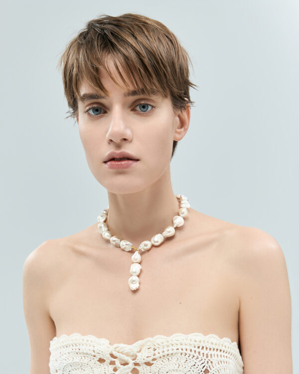 Collana di perle barocche